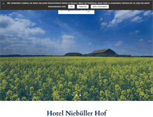 Tablet Screenshot of niebueller-hof.de